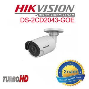 DS-2CD2043GO-I Camera IP Thân trụ HIkvision 4.0MP