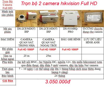 Lắp đặt camera hikvision giá rẻ | camera hikvision nhập khẩu