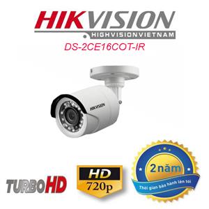 DS 2CE16COT IR camera thân trụ vỏ sắt hikvison HD 720P